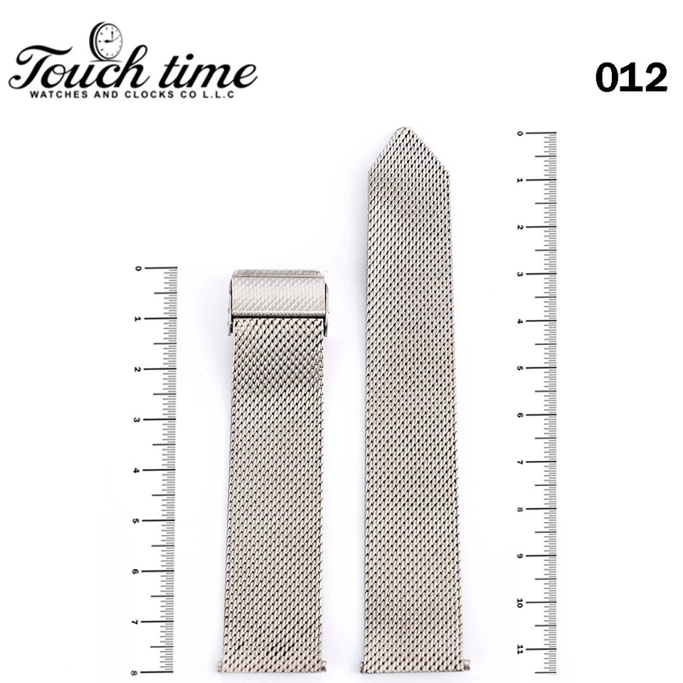 bracciale svizzero originale acciaio inossidabile argento-Dimensione: 19 mm-C... - Immagine 3 di 4