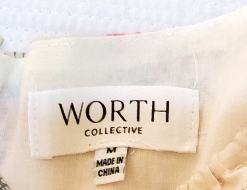 WORTH COLLECTIVE Nuevo Maxi Vestido Floral Babydoll Para Mujer Mediano 4-6 Coqueta Boho Foto 3 de 4