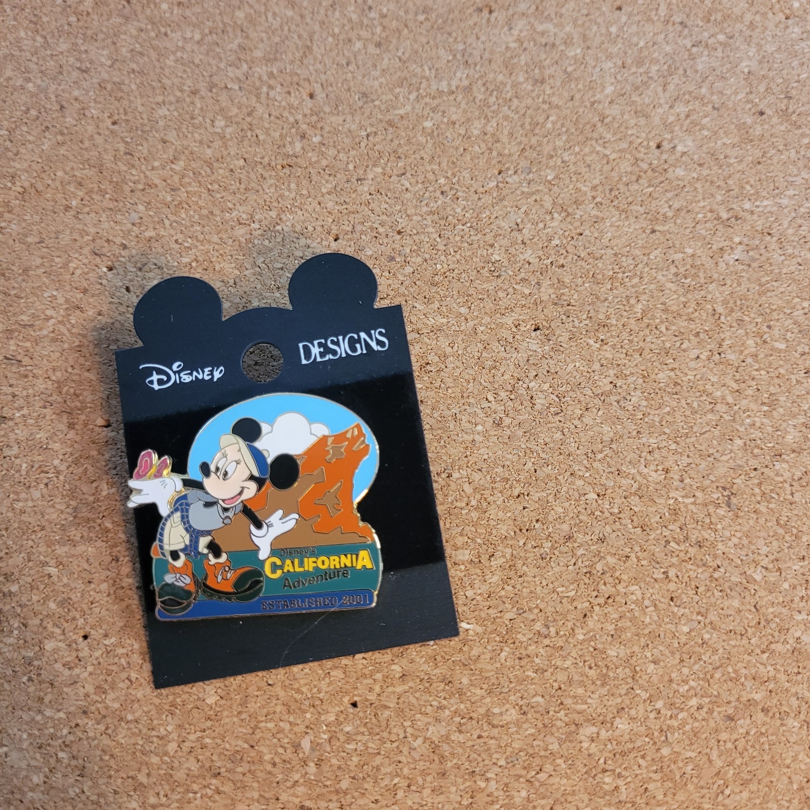 Disney's California Adventure Established 2001 Minnie Mouse Official Trading Pin