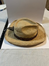 Bullhide Women  s Western Straw Hat Size L with Concho Hatband Country Concert