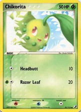Chikorita Common Normal Unseen Forces 51/115 MP on eBay