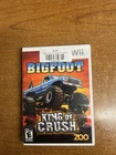 Bigfoot: King of Crush (Nintendo Wii, 2011). CIB