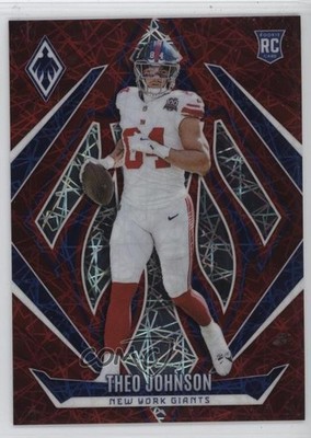 2024 Panini Phoenix Rookies Red Lazer 77/199 Theo Johnson #241 Rookie RC 1j62