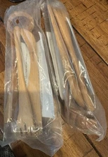 The Pampered Chef Bamboo Serving Set Ladle-Fork-Spreader - NIP. Shipping incl. 