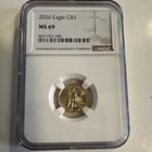 U.S. Mint American Eagle 2026 $5 Gold Coin 1/10 oz NGC MS 69