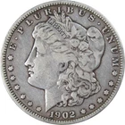 1902 O Morgan Silver Dollar F Fine $1 Coin Collectible