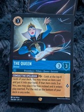 156/204 THE QUEEN DIVINER URSULAS RETURN LEGENDARY DISNEY LORCANA CARD