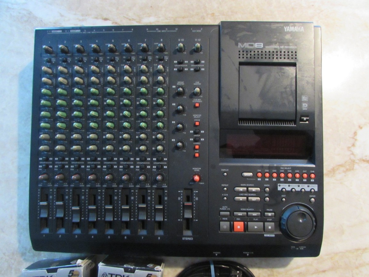 YAMAHA MD8 Multitrack MD Recorder Mini Disc 8-track MTR Audio