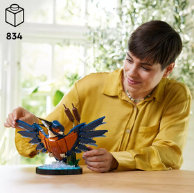 LEGO Icons Kingfisher Bird Building Set for Build and Display 10331