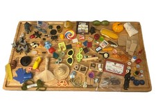 VTG Lot 100+ DOLL HOUSE MINI FOOD FRUIT VEGGI...