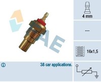 FAE 32160 Sensor, KüHlmitteltemperatur FüR Daihatsu Honda Mazda Suzuki Triumph