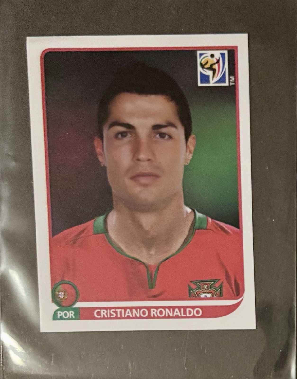 Cristiano Ronaldo #559 Soccer Cards 2010 Panini South Africa FIFA World Cup Sticker trading card — raw and PSA graded price guide