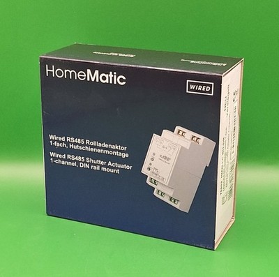 Homematic Wired RS485-Rollladenaktor, 1fach HMW-LC-Bl1-DR NEU versiegelt