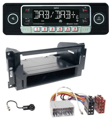 Dietz USB DAB MP3 Bluetooth Autoradio für Chrysler PT Cruiser 300C Dodge Jeep Co - Bild 1 von 4