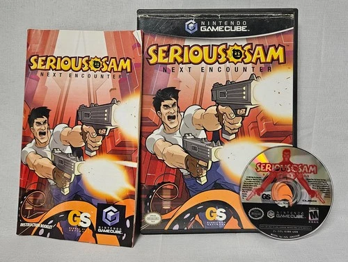 Serious Sam Next Encounter Nintendo GameCube COMPLETE IN BOX TESTED SEE PHOTOS