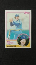 1983 Topps  Baseball card  # 159 Mike Stanton   ( VG to EX )