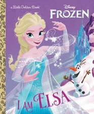I Am Elsa (Disney Frozen) (Little Golden Book) - Hardcover - VERY GOOD