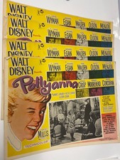 Set 4 Walt Disney Pollyanna Lobby Card 1960 Original Mexican Spanish