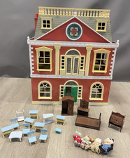 Sylvanian Families Regency Hotel School Furniture Figures Panda Grand Vintage