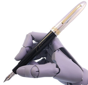 OMAS Fountain Pen Lech Walesa Limited sterling silver Nib M 18K Writing Tool