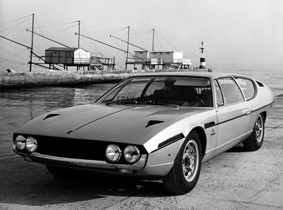 Lamborghini Espada 1968 model factory photo automobile press photograph 2