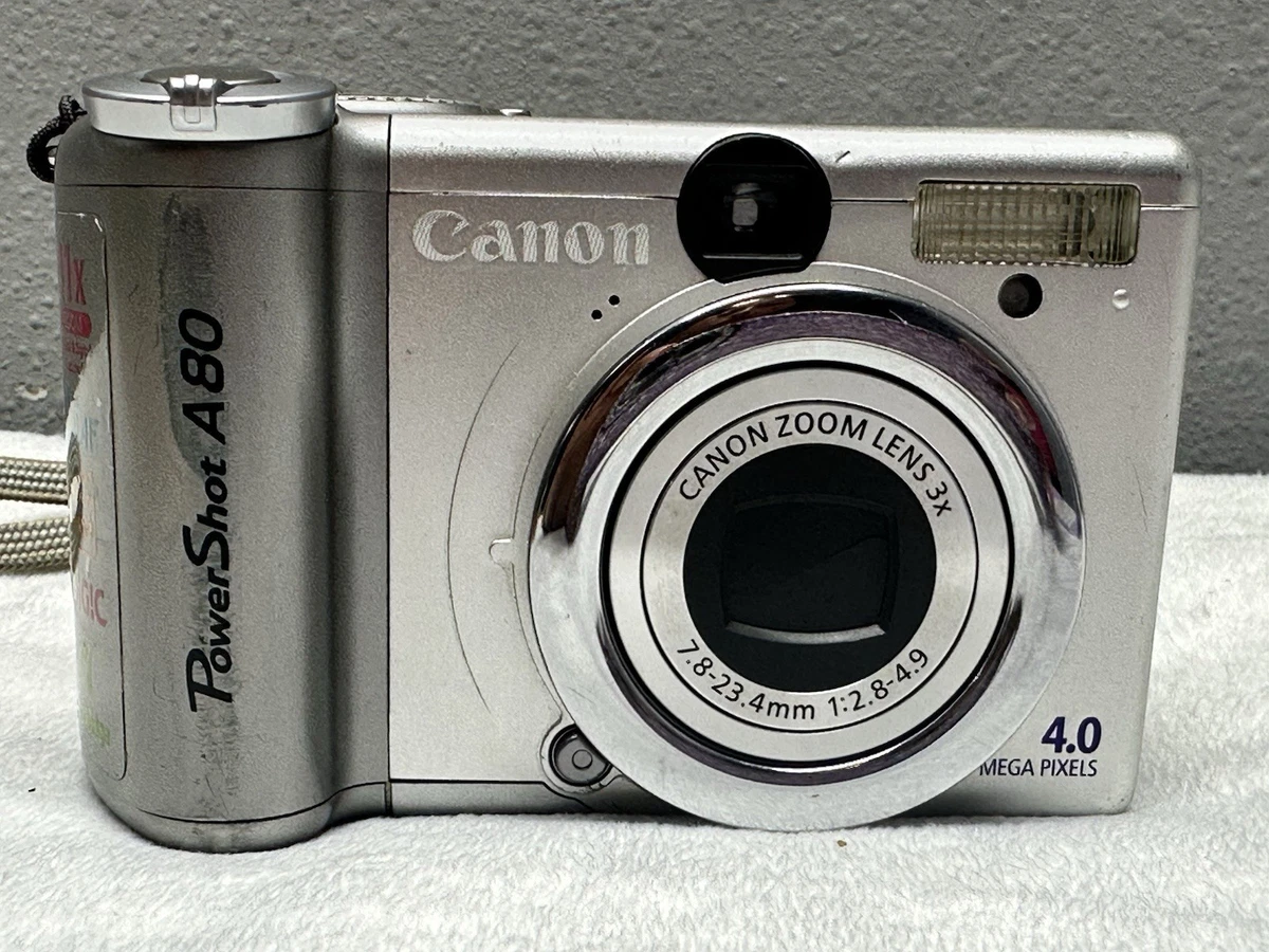 Canon PowerShot A80 1-4.9x Digital Zoom Digital Cameras for sale
