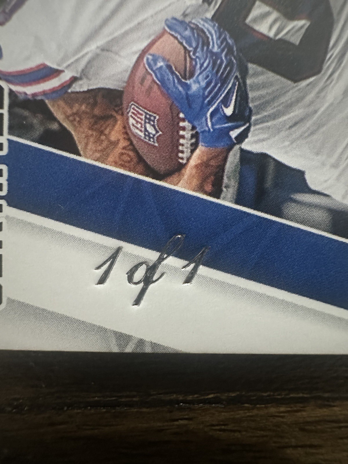 2024 Totally Certified - Fabric Of The Game Keon Coleman RC Black 1/1 Bills Nike view 4