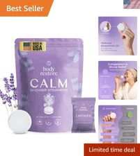 Aromatherapy Shower Steamers 15 Pack Relaxation Stress Relief Spa Gift