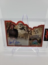 2026 Leaf Metal President's Day Spike Lee Auto 3/4 Orange Shimmer Mt. Rushmore 