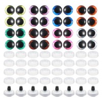 20 Mm Sicherheitsaugen In Mondform 32X Bunte GehäKelte Sicherheitsaugen 8 Farben