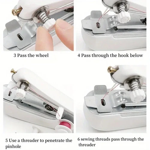 Manual Sewing Machine Mini Multi-Functional Handheld Tailor Sewing Portable - Bild 6 von 8