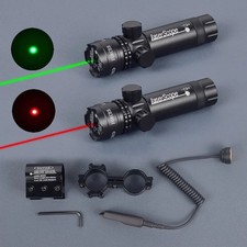Red/Green Laser Sight Designator for Air Gun Rifle Mount Tactical Hunting Scope