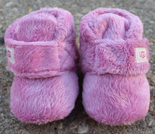 UGG Bubblegum Pink Baby Bixbee Booties Sz 0/1