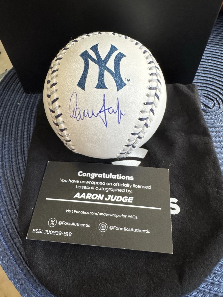 Aaron Judge Original Autographed Baseball MLB Balls for sale | eBay