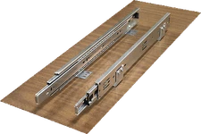 Rollout shelf, pullout shelf, full extension ball bearing drawer slides
