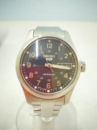 SEIKO Automatic watch/4R36-13P0/analog/stainless steel/BLK 