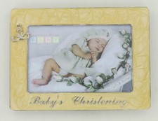 New Sheffield Home Baby Frame - Baby's Christening - Holds 6" x 4"