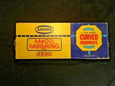 Aurora Model Motoring 9" Radius Curved Roadways in Box 6 pcs with Instructions