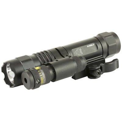 UTG Accushot Picatinny Mount 400 Lumen LED Flashlight with Adjustable Red Laser
