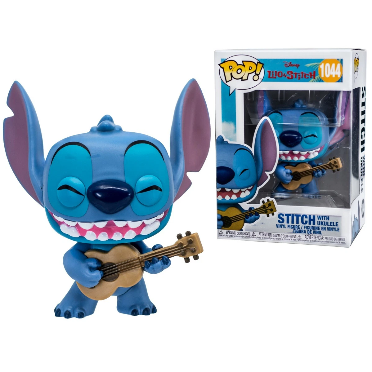 Funko POP! Disney: Lilo and Stitch - Stitch with Ukulele 4-in Vinyl Figure