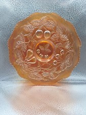 Antique Northwood Three Fruits Carnival Glass 9 Inch Plate