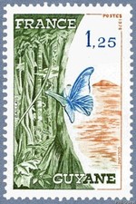 Timbre de 1976 - Régions administratives Guyane - N° 1865 Neuf