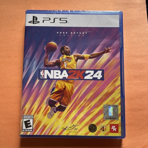 PS5 NBA 2K24 Kobe Bryant Edition - PlayStation 5 NBA Video Game Factory Sealed