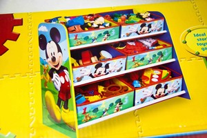 Mickey Mouse - Regal zur Spielzeugaufbewahrung mit sechs Kisten für
