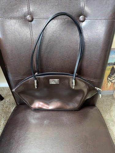 Bolso de hombro clásico Bijou chocolate/color negro - Imagen 3 de 3