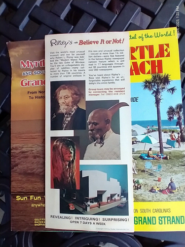3 pcs VTG Ephemera MYRTLE BEACH SC & RIPLEYS BELIEVE IT OR NOT BROCHURES - Picture 11 of 11