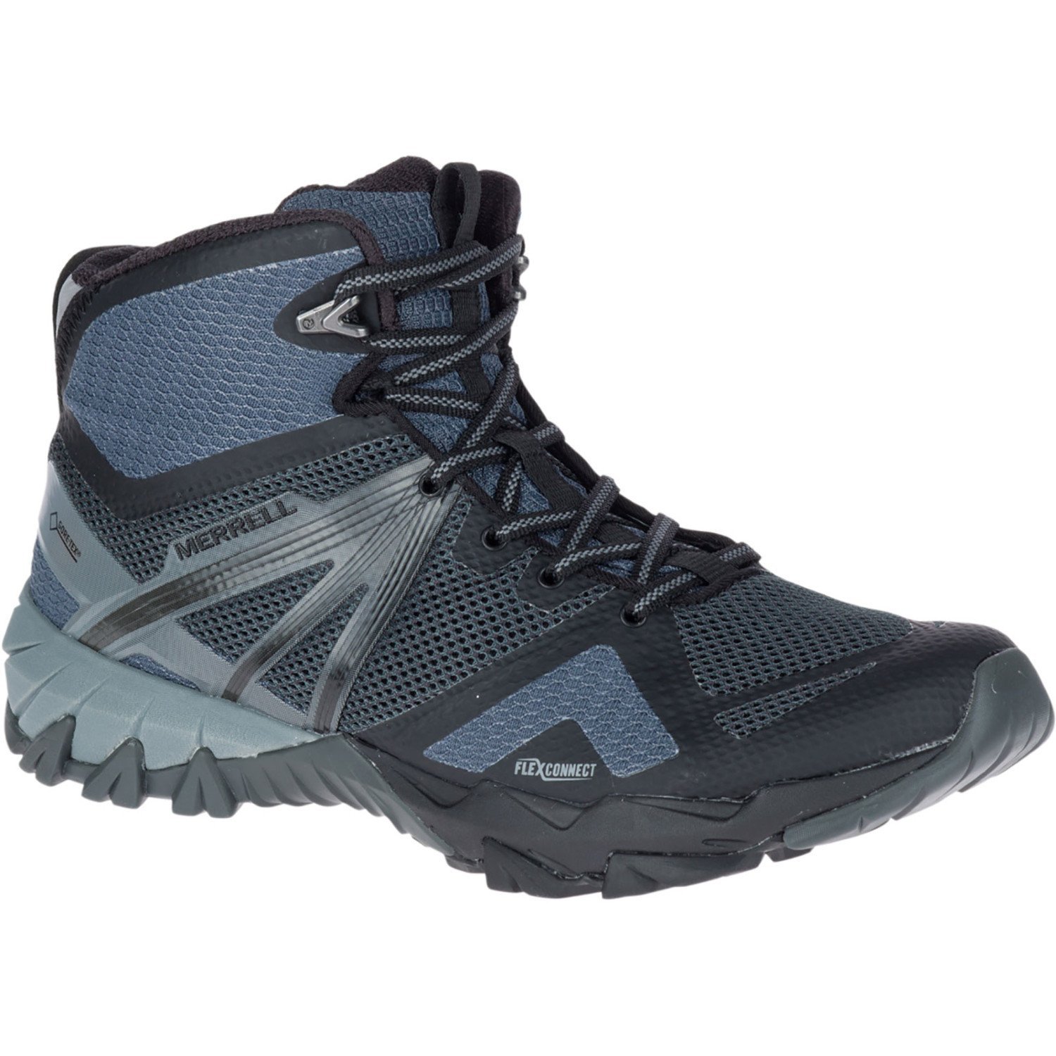 Merrell movimento muttahida qaumi Flex Mid GTX Uomo Walking Calzature Scarpe-Grigio Nero Tutte le Taglie Merrell movimento muttahida qaumi Flex Mid GTX le Uomo Walking Calzature Scarpe-Grigio Nero Tutte le GTX Taglie cd9355