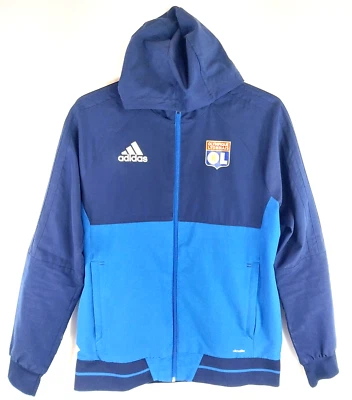 Veste OL Olympique Lyonnais Adidas 2017-2018 Taille 13/14 ans - Photo 1/4