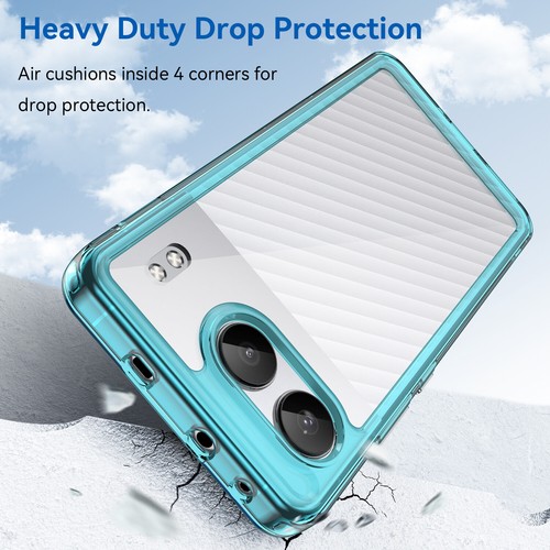 For OnePlus Nord 4, Luxury Shockproof Hybrid Clear Crystal Shell Cover Case