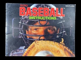 Vintage Nintendo NES Tecmo Baseball Video Game Cartridge